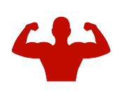 icon of person flexing their biceps
