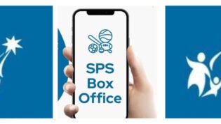 SPS Logo and Phone with text: SPS Box Office and sports equipment