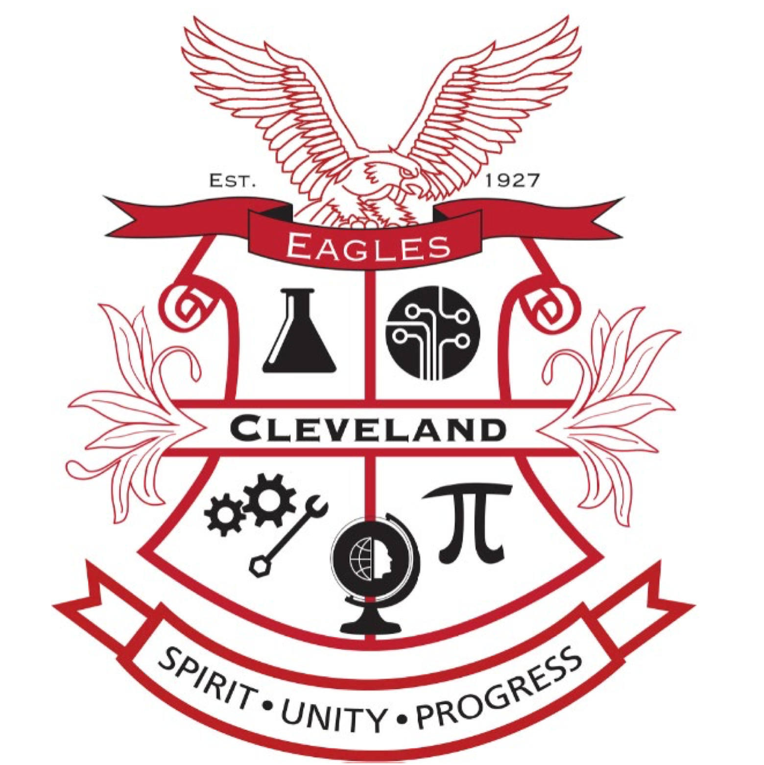 Cleveland HS Logo Shield