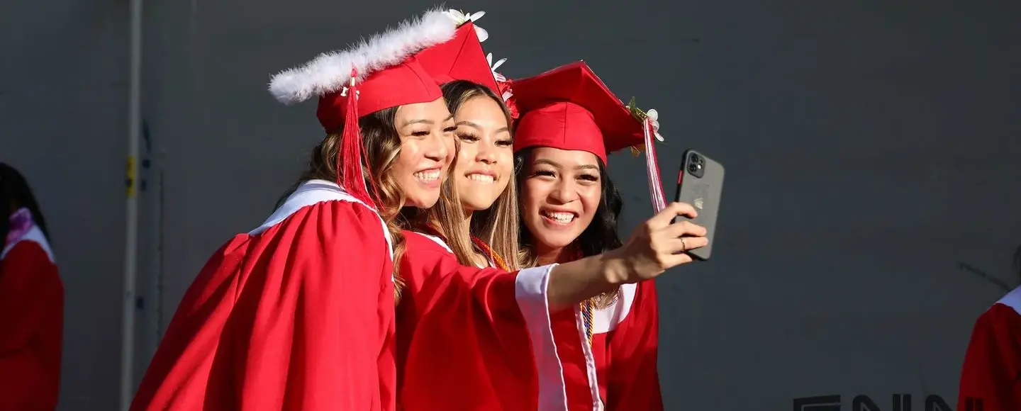 Students at Graduation